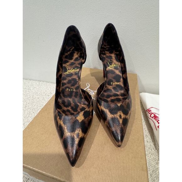 CHRISTIAN LOUBOUTIN
Vibella Red-Sole Leopard-Print Leather Pumps 37 BNIB - Picture 4 of 14